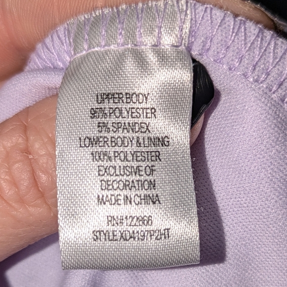 Girls Happy Easter Purple and White Bunny Tulle Dress. Size S. EUC - Picture 12 of 13